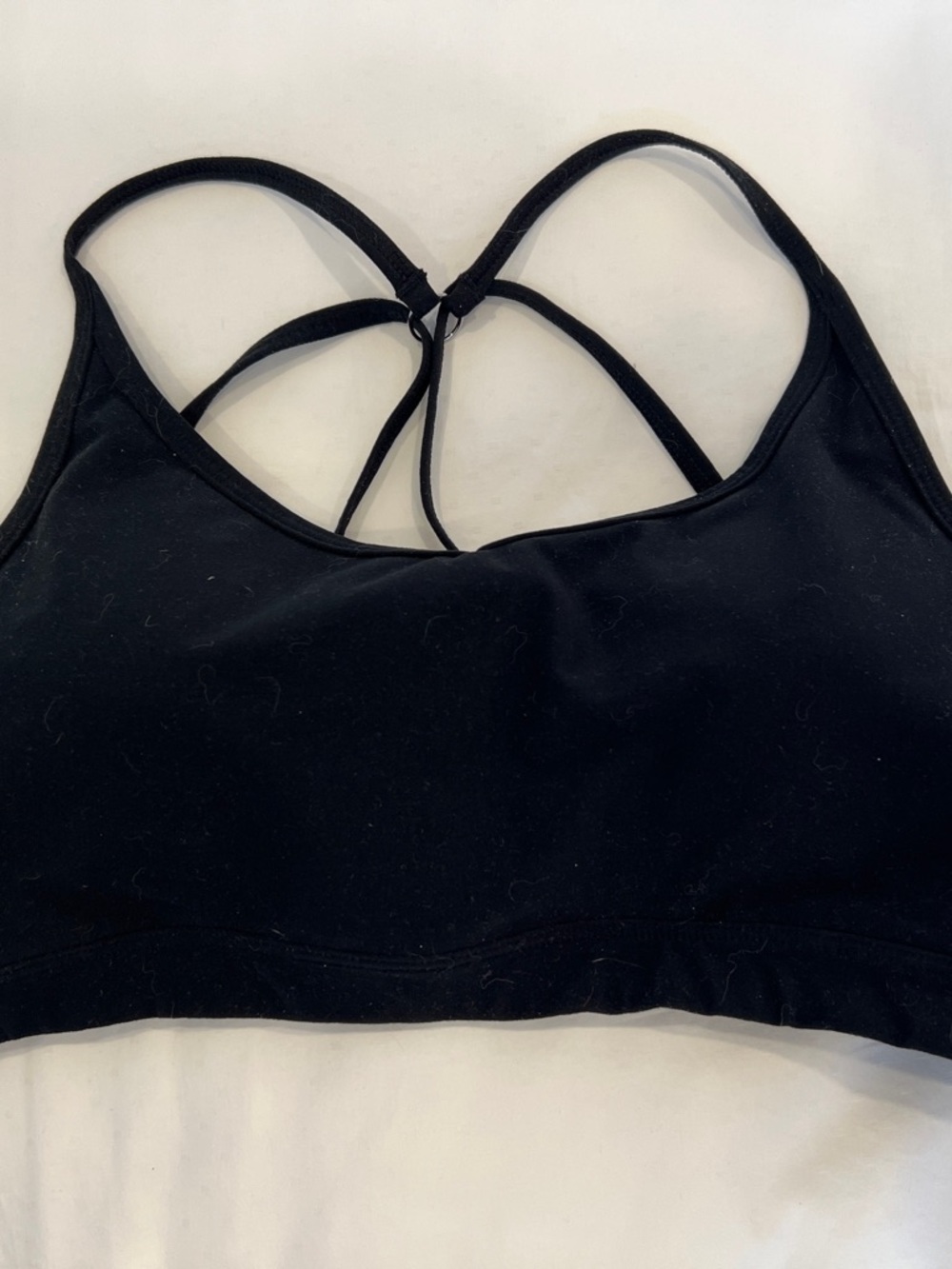 Lole Black Strappy Back Sports Bra